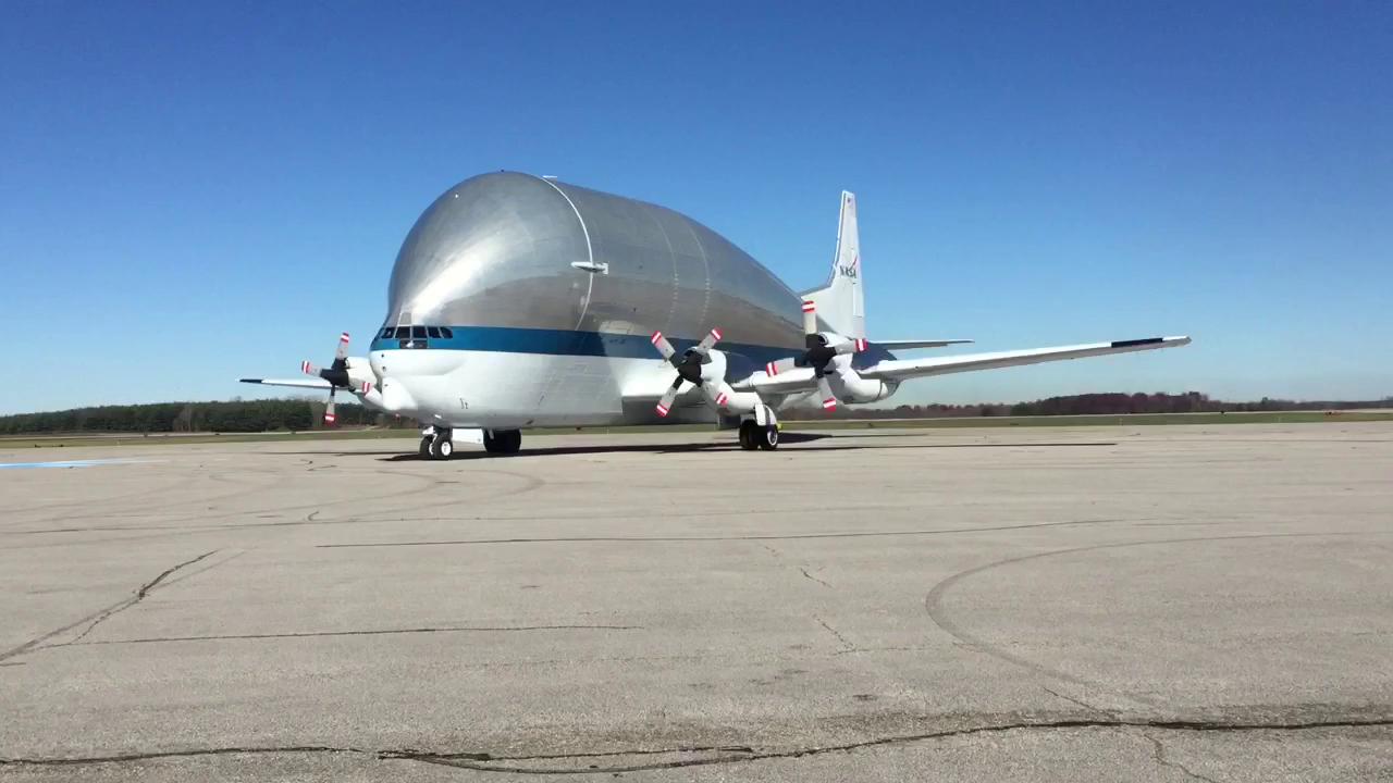 To Ohio why was the NASA’s Super Guppy Flying ?